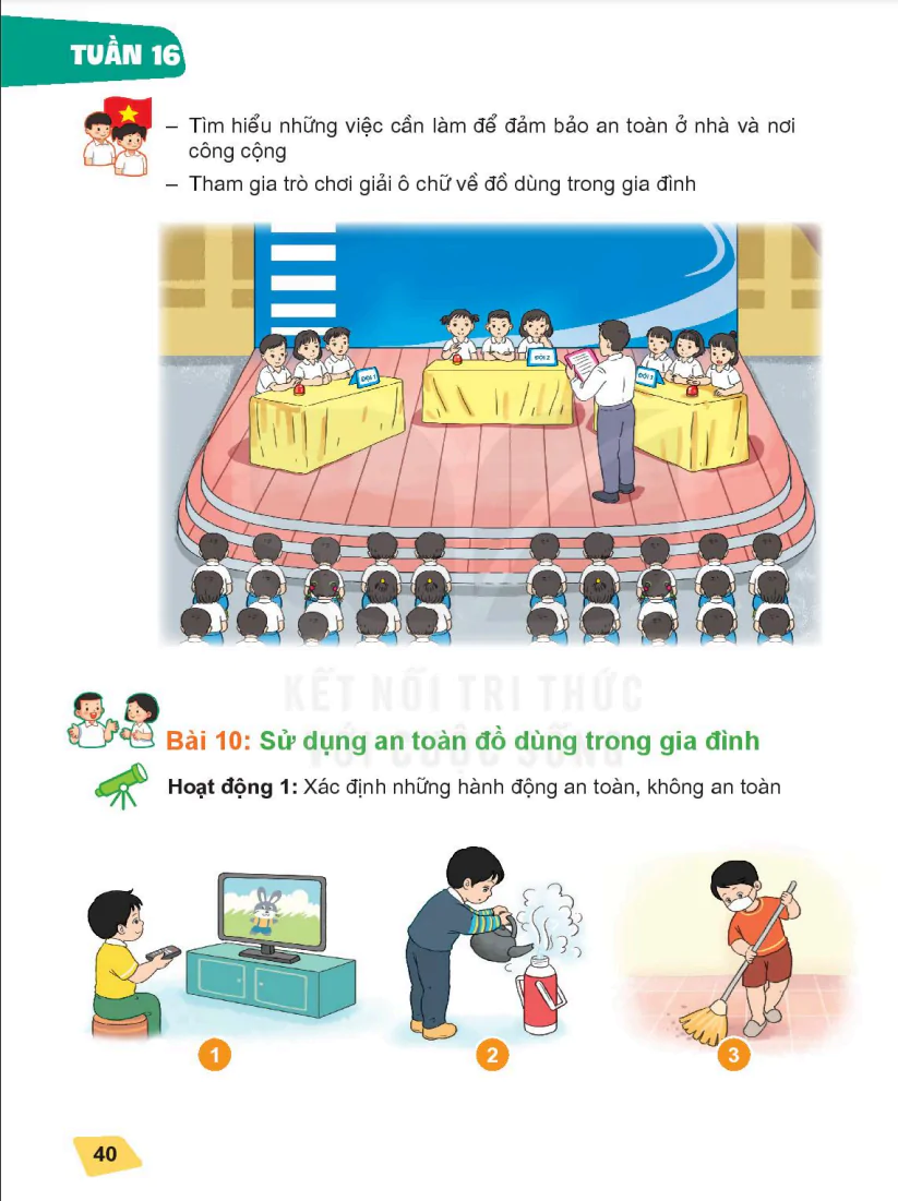 Bài 10: Sử Dụng An Toàn Đồ Dùng Trong Gia Đình