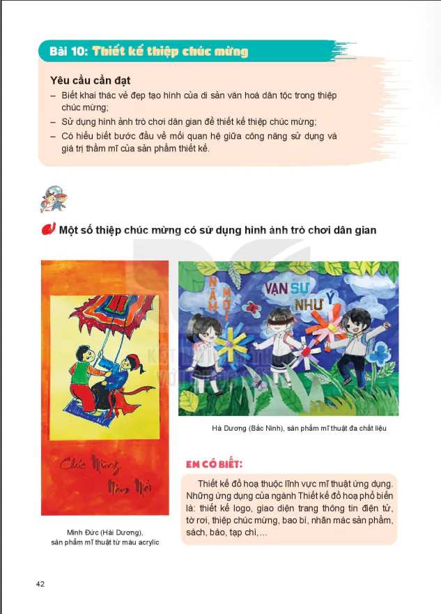 Bài 10: Thiết khế thiệp chúc mừng