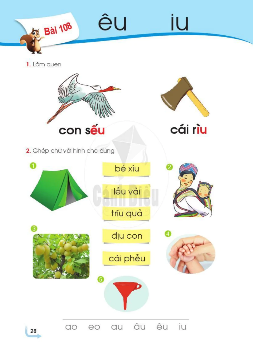 Bài 108: êu iu