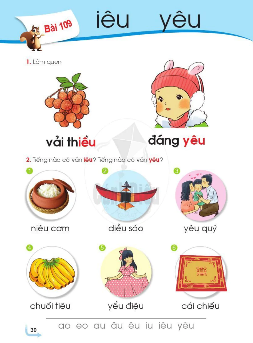 Bài 109: iêu yêu