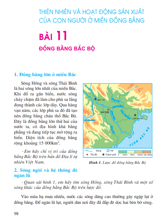 Bài 11: Đồng bằng Bắc Bộ