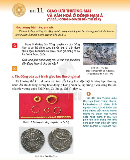 Bài 11. Giao lưu thương mại và văn hóa ở Đông Nam Á
