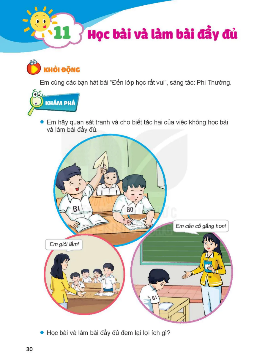 Bài 11: Học Bài Và Làm Bài Đầy Đủ