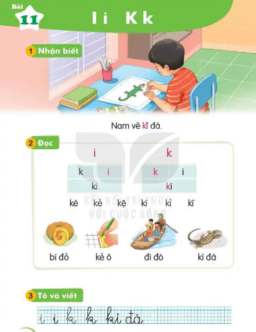 Bài 11: I i K k