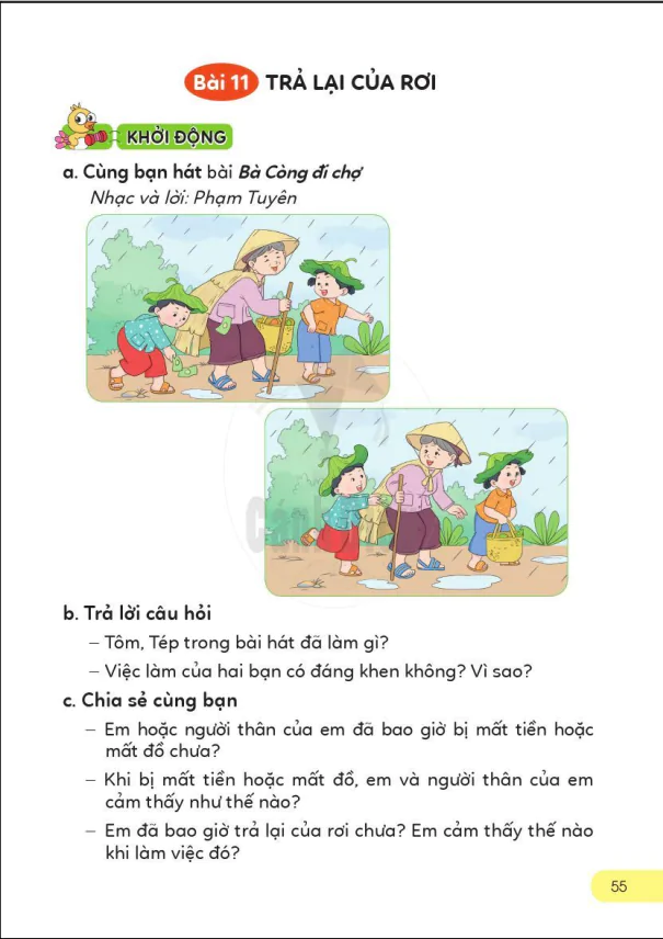 BÀI 11: TRẢ LẠI CỦA RƠI
