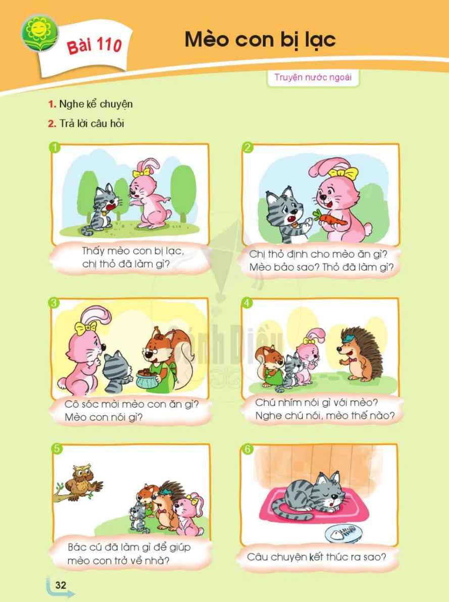 Bài 110: Mèo Con Bị Lạc