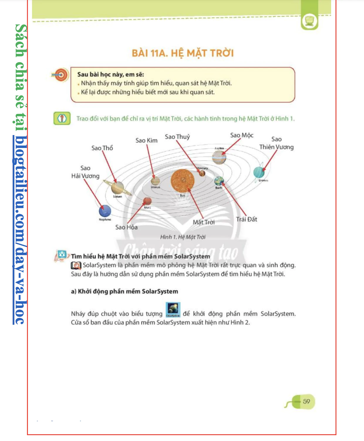 Bài 11A: Hệ mặt trời