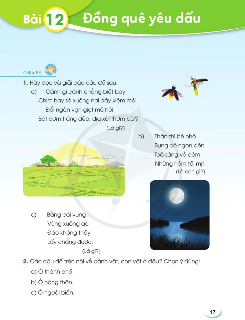 Bài 12: Đồng Quê Yêu Dấu