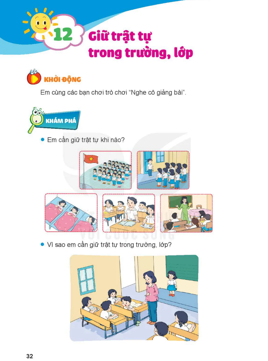 Bài 12: Giữ Trật Tự Trong Trường, Lớp