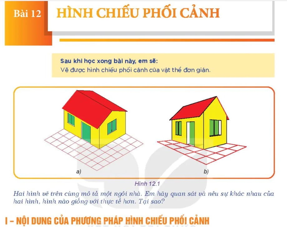 Bài 12: Hình Chiếu Phối Cảnh