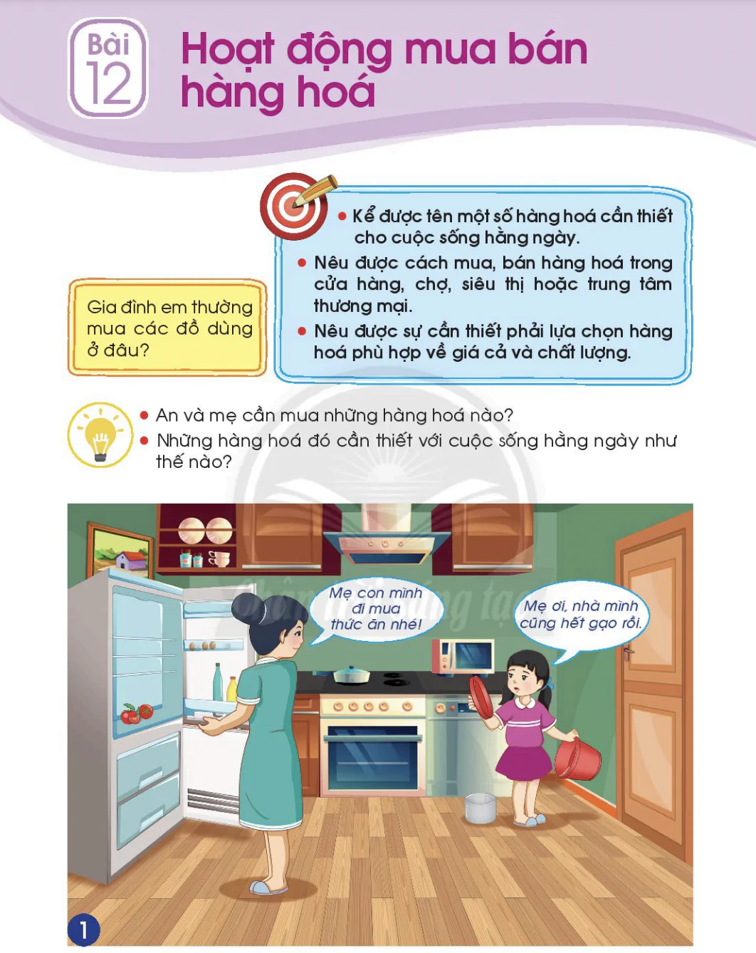Bài 12: Hoạt động mua bán hàng hoá