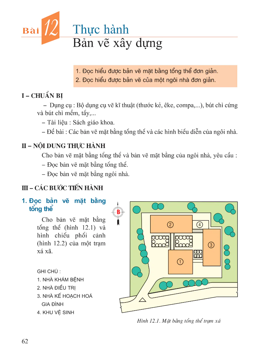Bài 12: Thực Hành: Bản Vẽ Xây Dựng