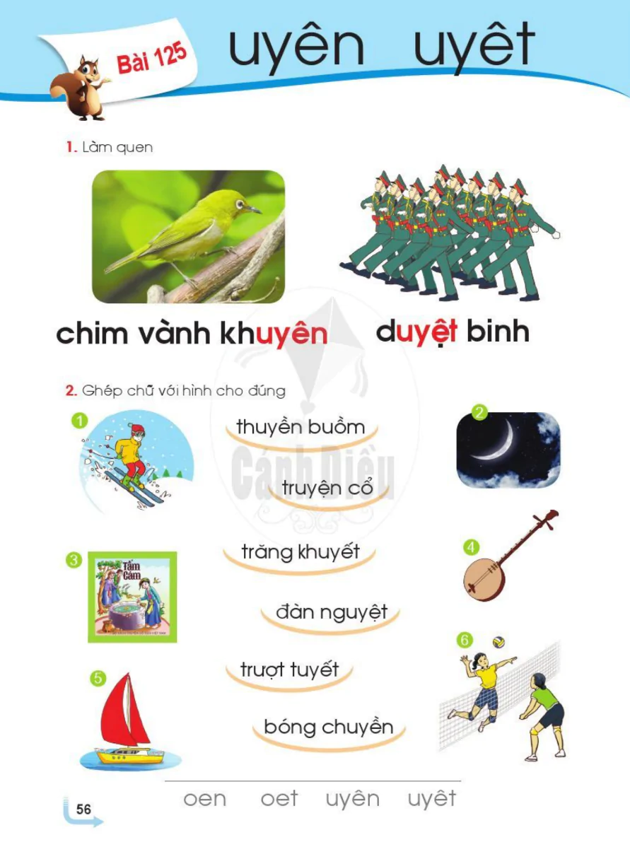 Bài 125: uyên uyêt