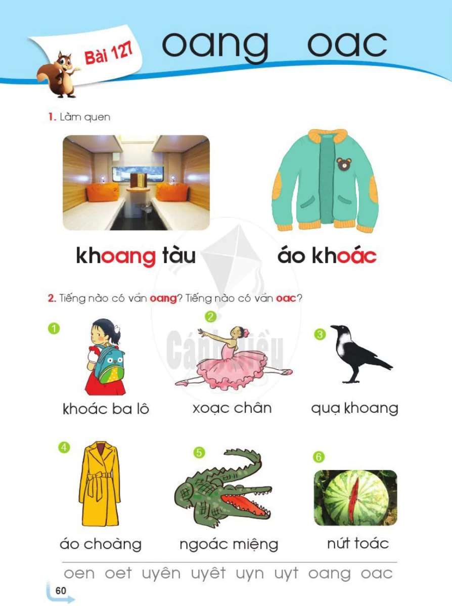 Bài 127: oang oac