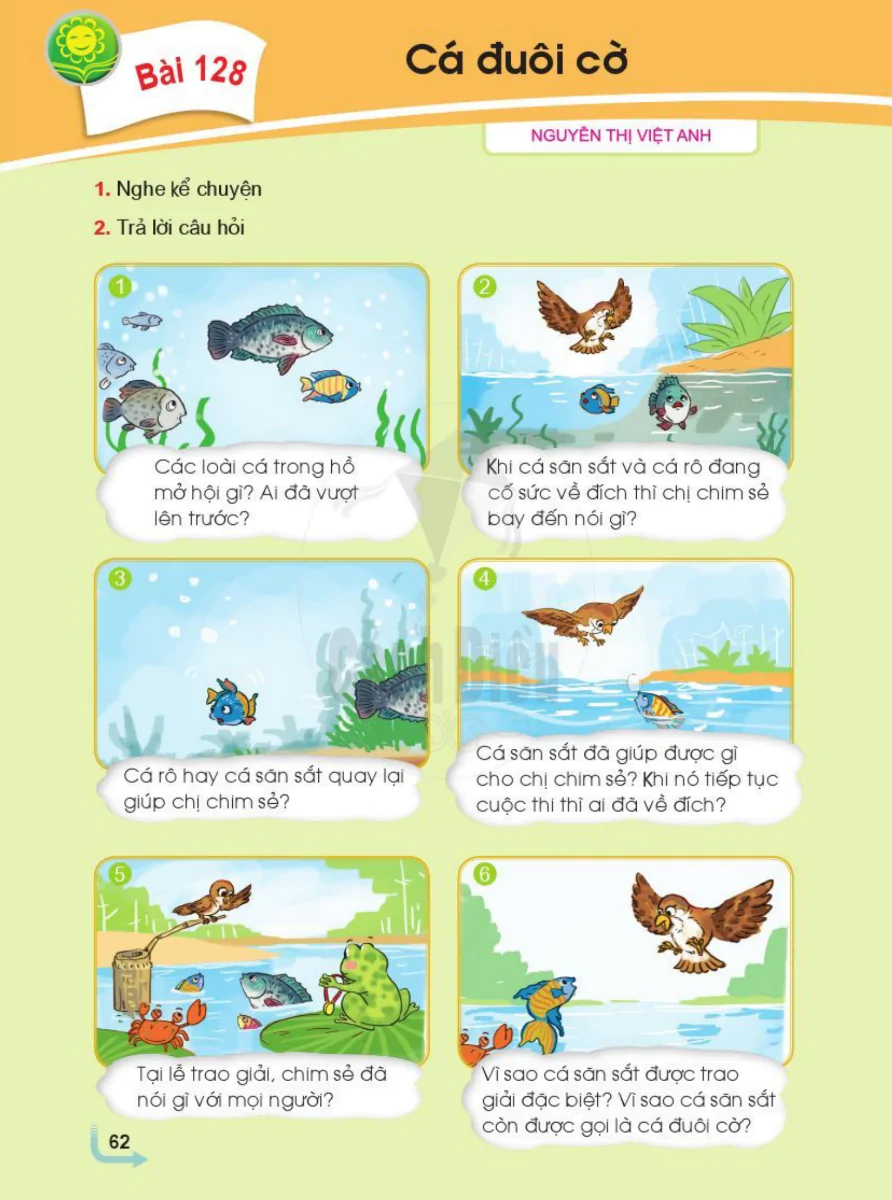 Bài 128: Cá Đuôi Cờ