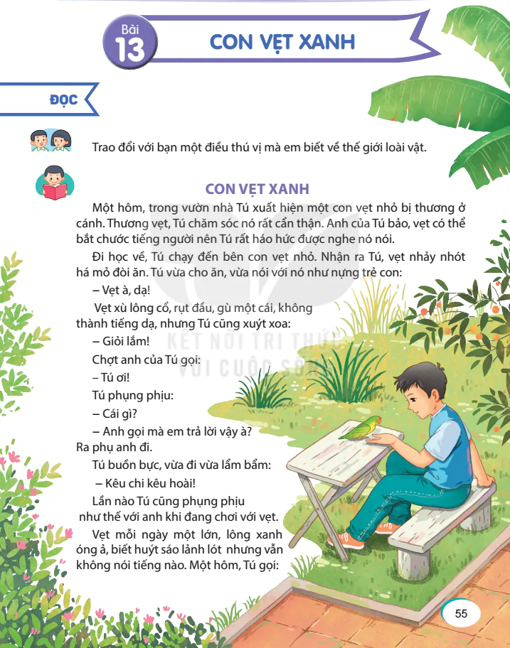 Bài 13: Con Vẹt Xanh