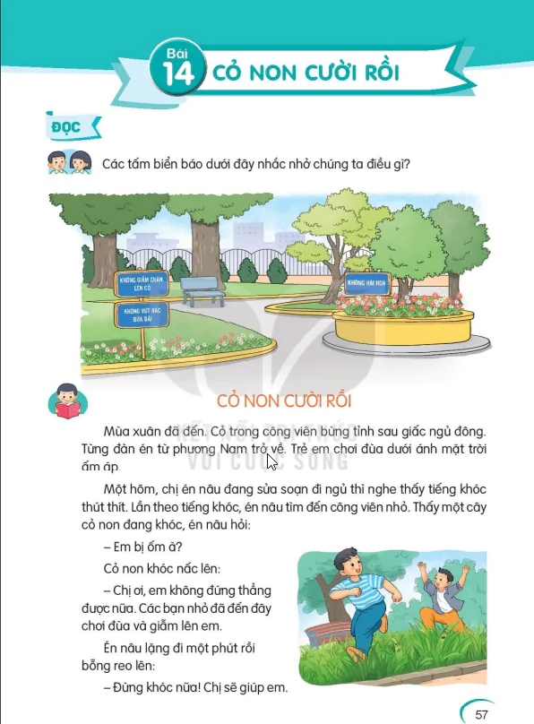 Bài 14: CỎ NON CƯỜI RỒI