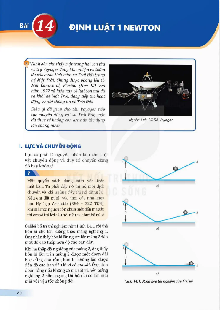 Bài 14: Định luật 1 Newton
