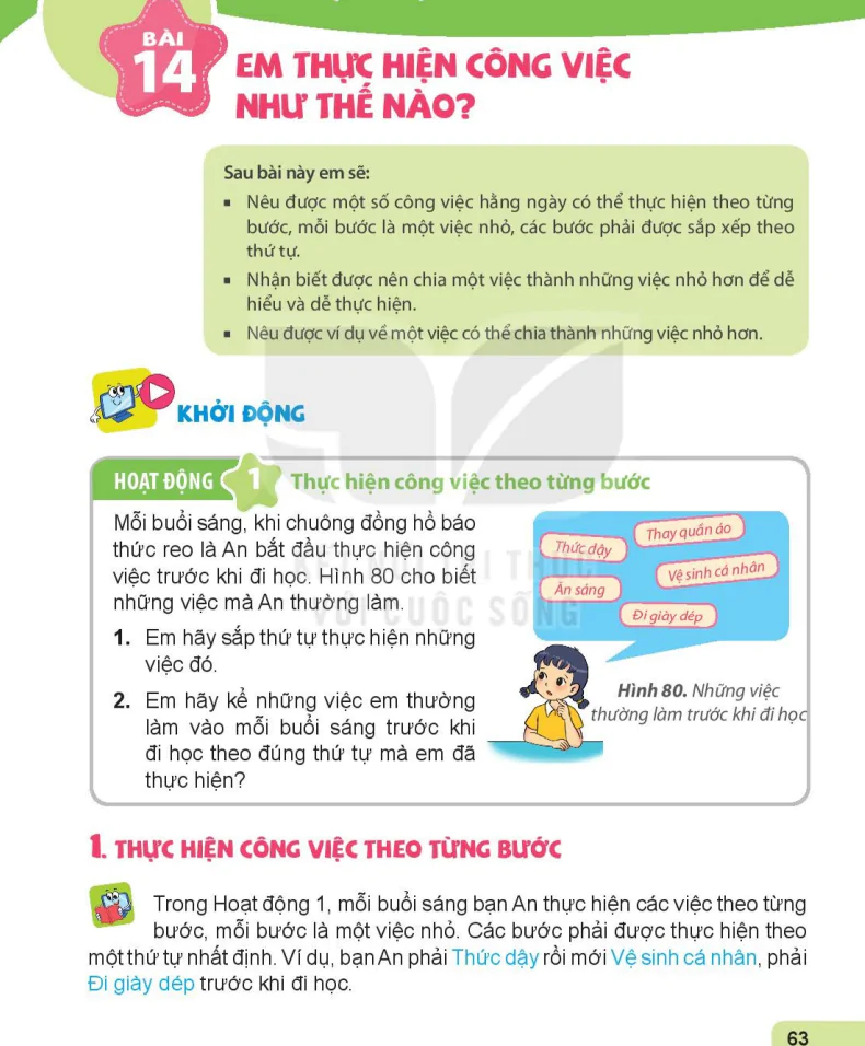 Bài 14: Em Thực Hiện Công Việc Như Thế Nào?