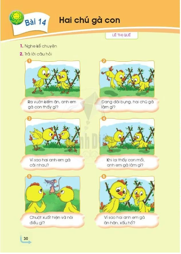 Bài 14: Hai chú gà con