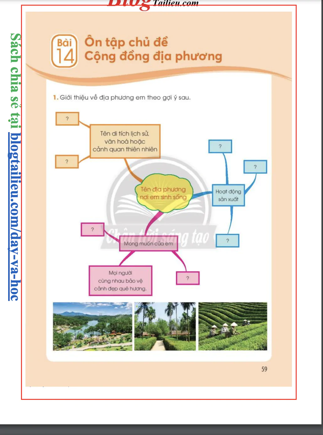 Bài 14: Ôn tập chủ đề cộng đồng địa phương