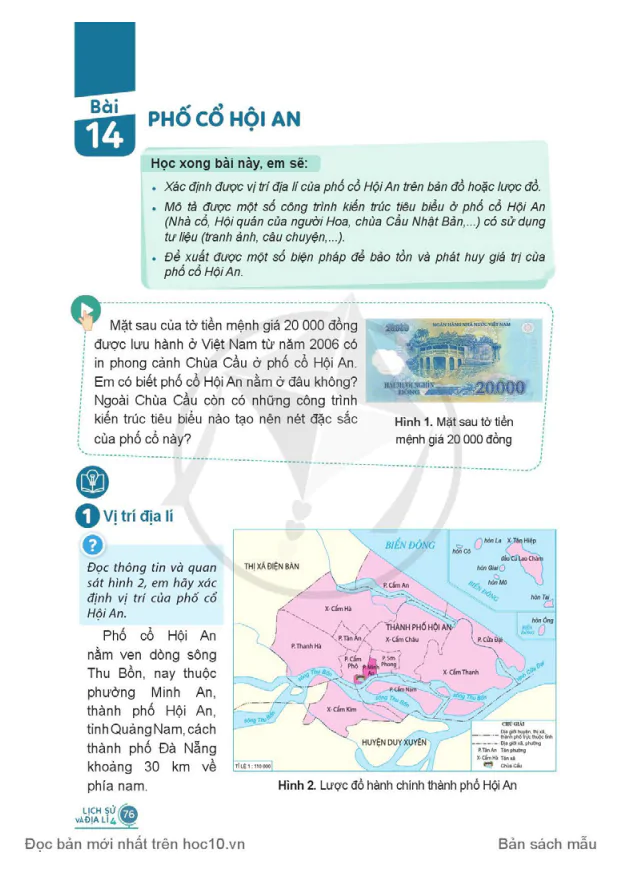 BÀI 14: PHỐ CỔ HỘI AN