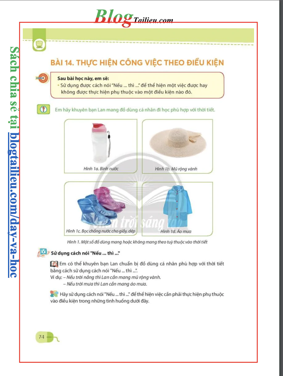 Bài 14: Thực hiện công việc theo điều kiện