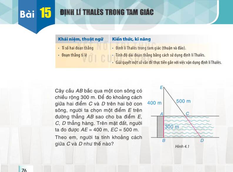 Bài 15: Định lí Thalès trong tam giác