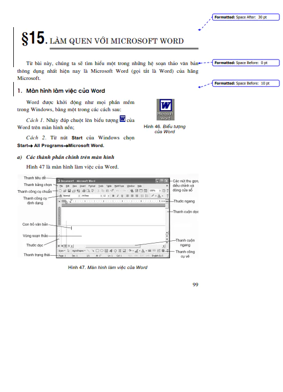 Bài 15: Làm quen với microsoft word