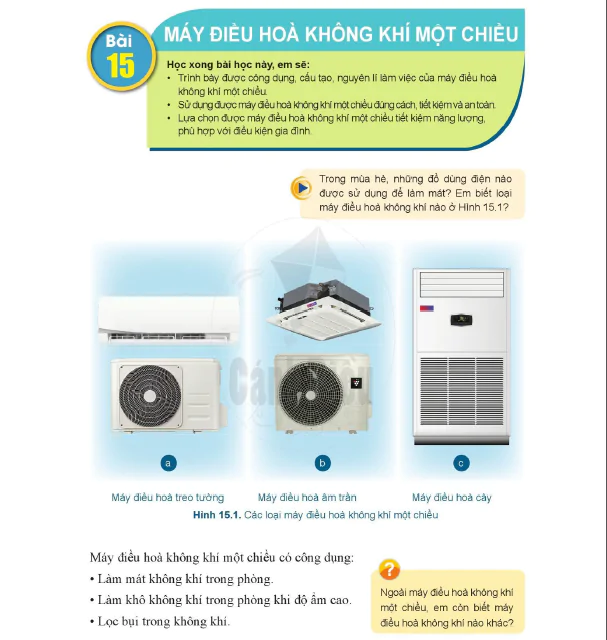 Bài 15. Máy điều hoà không khí một chiều