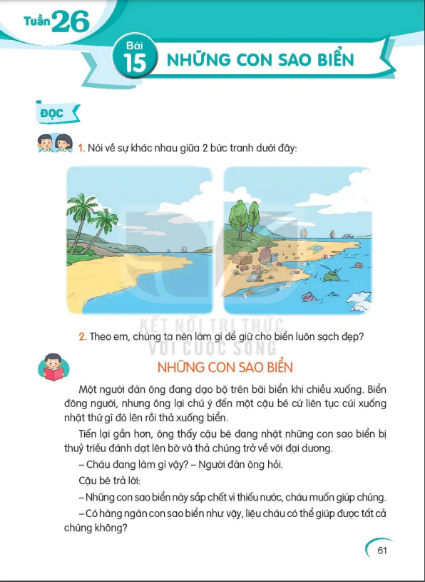 Bài 15: NHỮNG CON SAO BIỂN