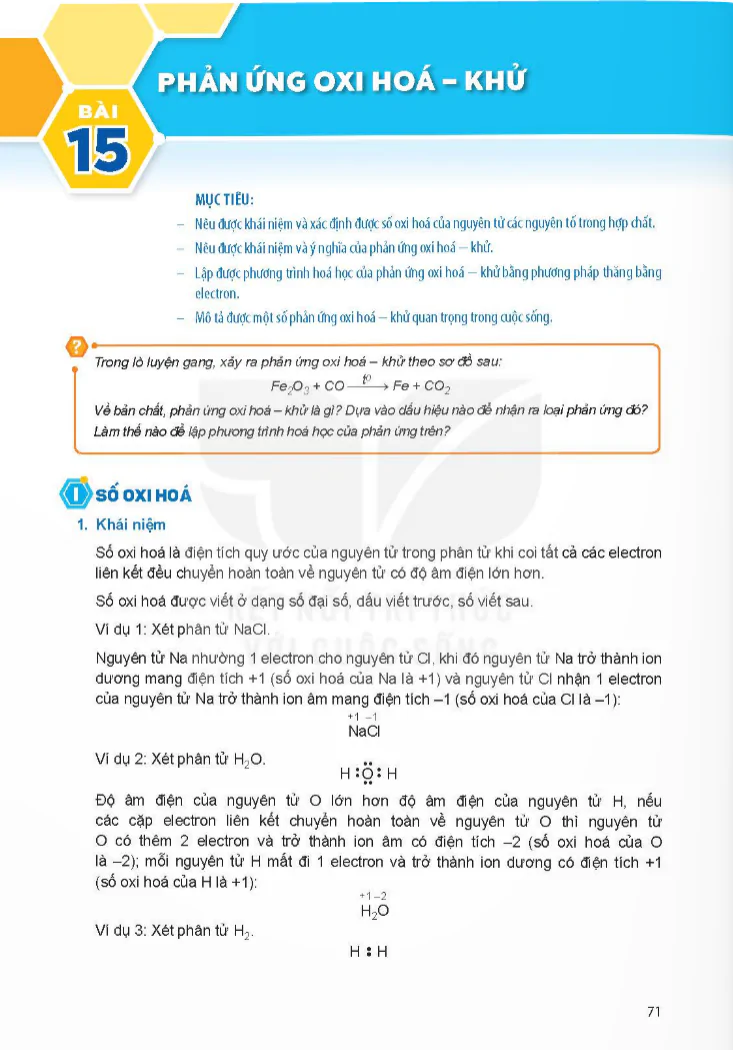 Bài 15: Phản ứng oxi hóa - khử
