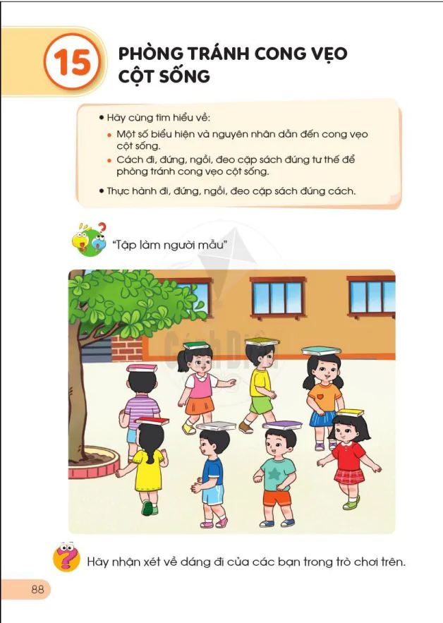BÀI 15: PHÒNG TRÁNH CONG VẸO CỘT SỐNG