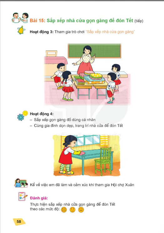 Bài 15: Sắp xếp nhà cửa gọn gàng để đón Tết (tiếp)