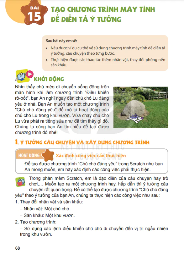 Bài 15: Tạo chương trình máy tính để diễn tả ý tưởng