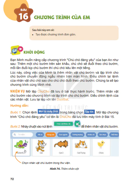 Bài 16: Chương trình của em