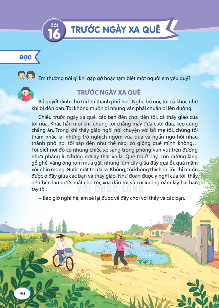 Bài 16: Trước Ngày Xa Quê