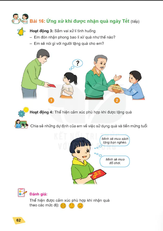 Bài 16: Ứng xử khi được nhận quà ngày Tết (tiếp)