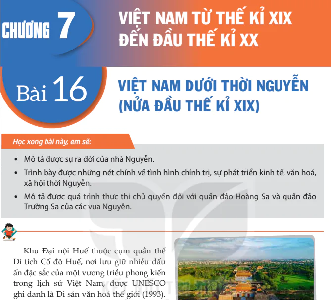 Bài 16: Việt Nam dưới thời Nguyễn (nửa đầu thế kỉ XIX)