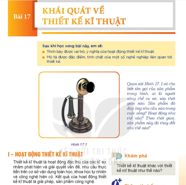 Bài 17: Khái Quát Về Thiết Kế Kĩ Thuật