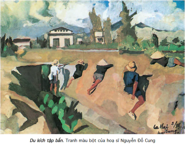 Bài 17. Thường thức mĩ thuật - Xem tranh Du kích tập bắn