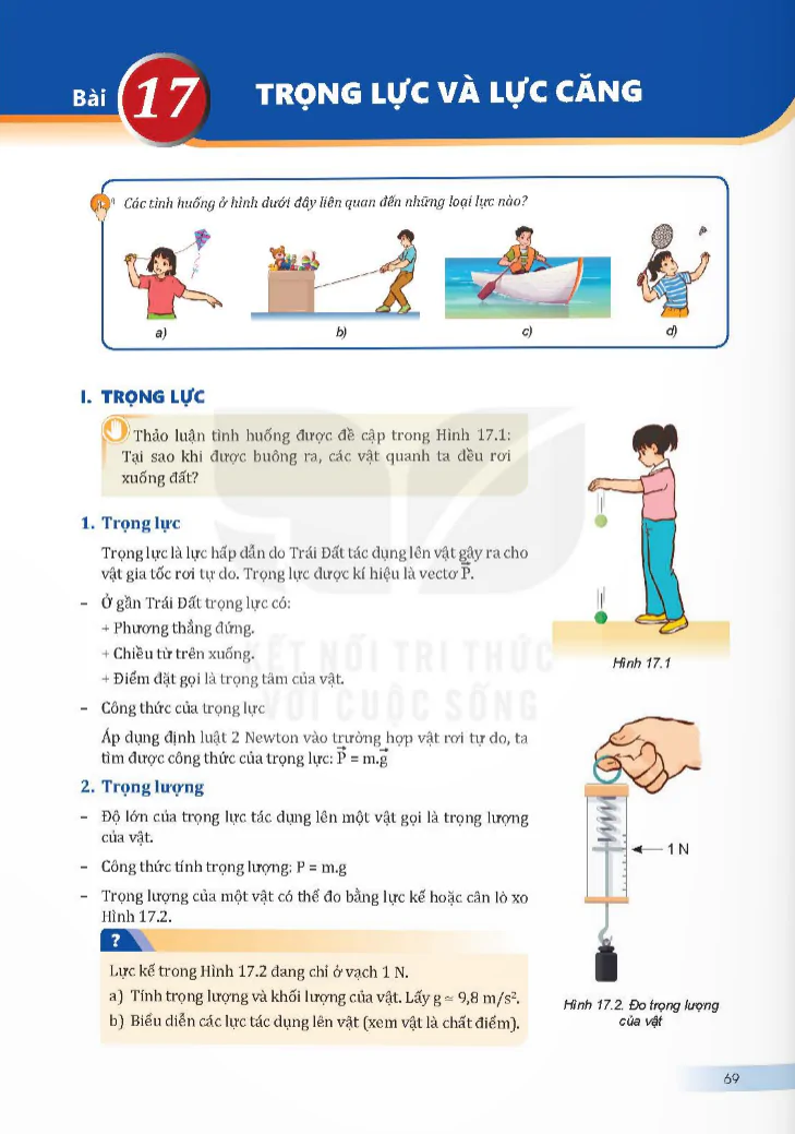 Bài 17: Trọng lực và lực căng