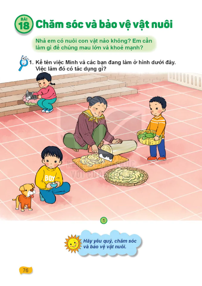 Bài 18: Chăm Sóc Và Bảo Vệ Vật Nuôi