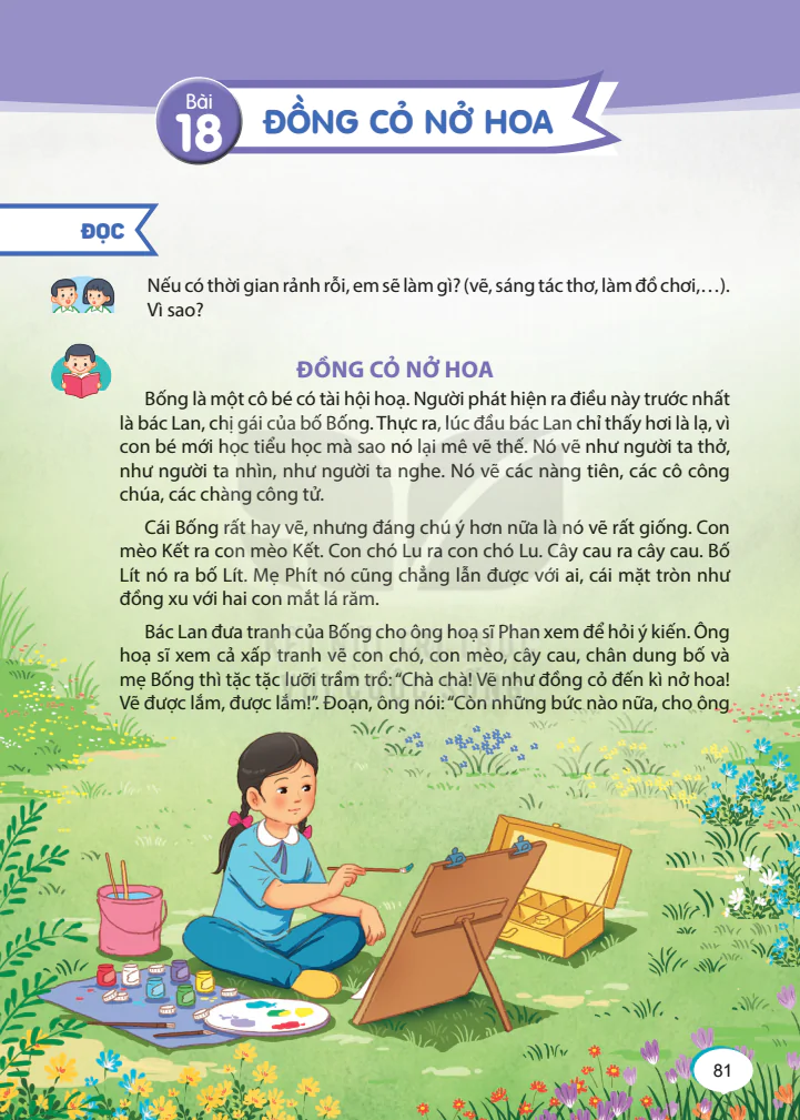 Bài 18: Đồng Cỏ Nở Hoa