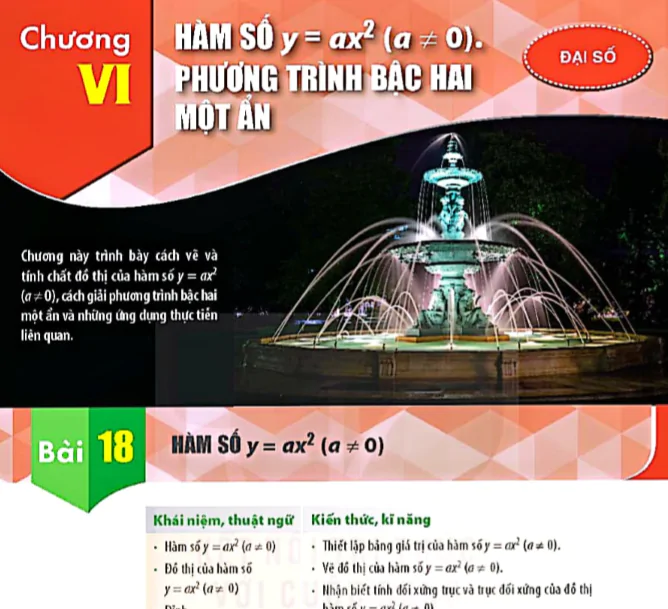 Bài 18: Hàm số y=ax^2 (a≠0)