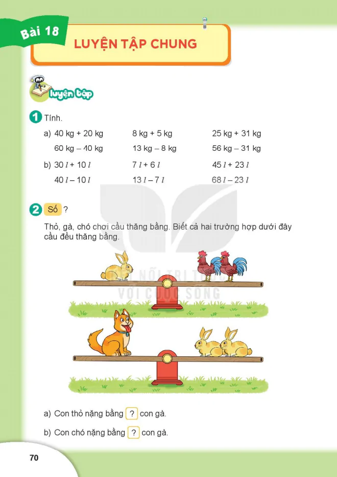 Bài 18: Luyện Tập Chung