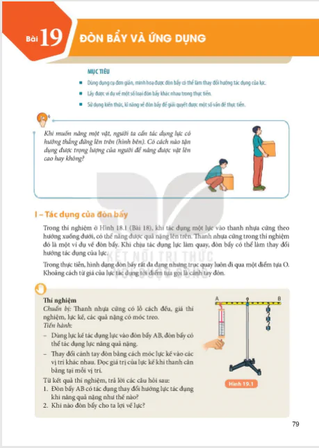 Bài 19 : Đòn bẩy và ứng dụng