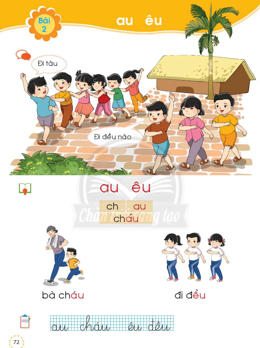 Bài 2: au êu