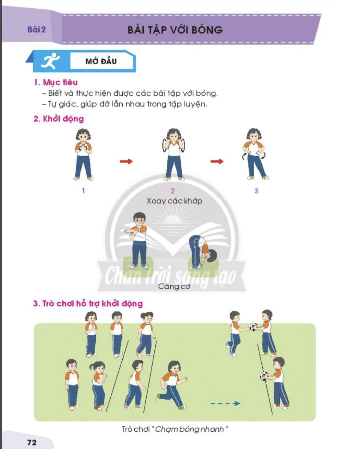 Bài 2: Bài tập với bóng