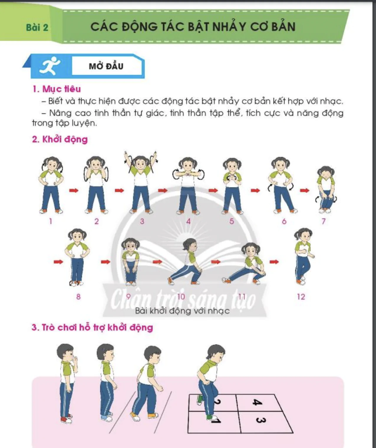 Bài 2: Các động tác bật nhảy cơ bản